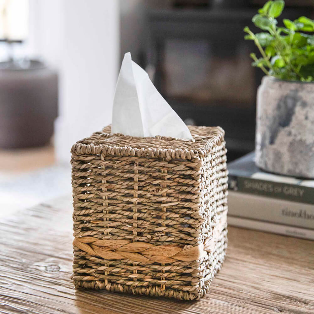 Garden Trading Bayford Woven Square Tissue Box Holder
